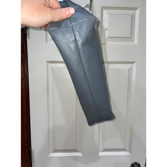 Mark and Graham Tennis Tote Bag A/E Design Large White & Gray Faux Leather With - Picture 5 of 9